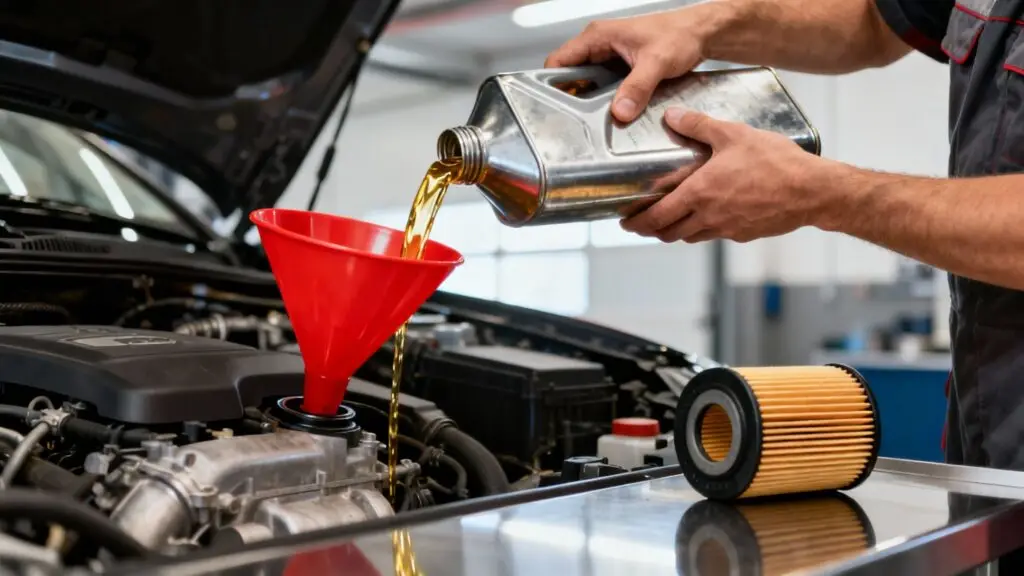 conventional oil change pouring oil.jpg