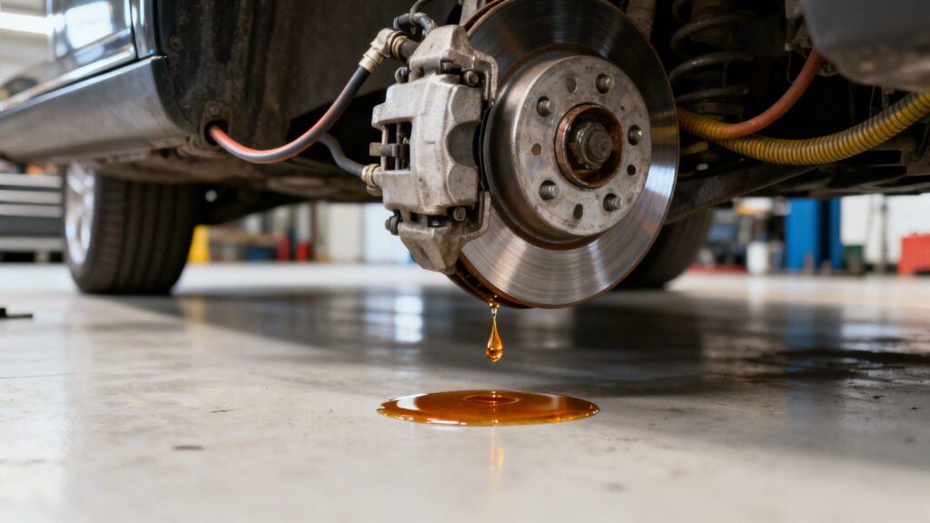 brake fluid leak fluid leak