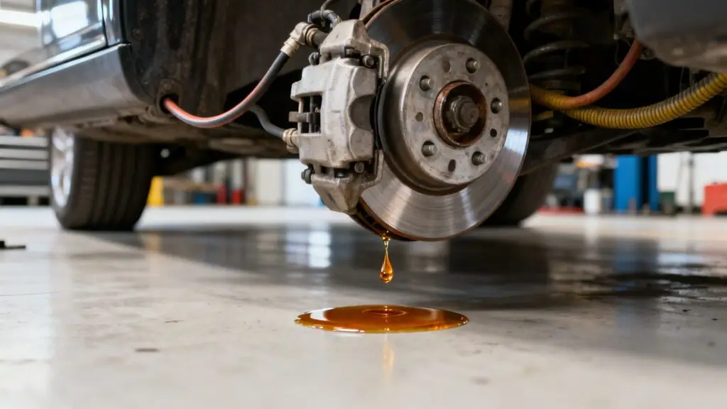brake fluid leak fluid leak