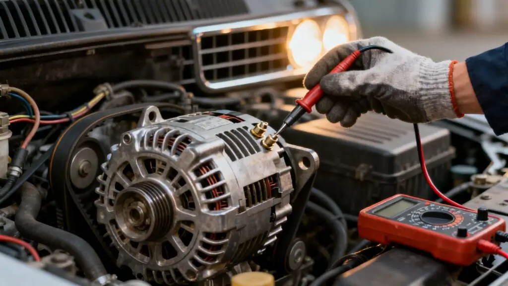 how to tell if alternator is bad alternator test