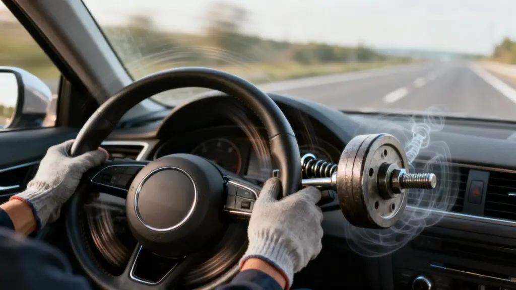 what causes steering wheel vibration steering vibration