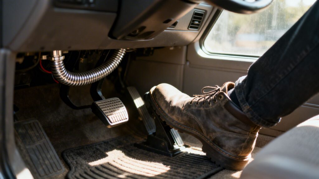 brake pedal hard brake pedal