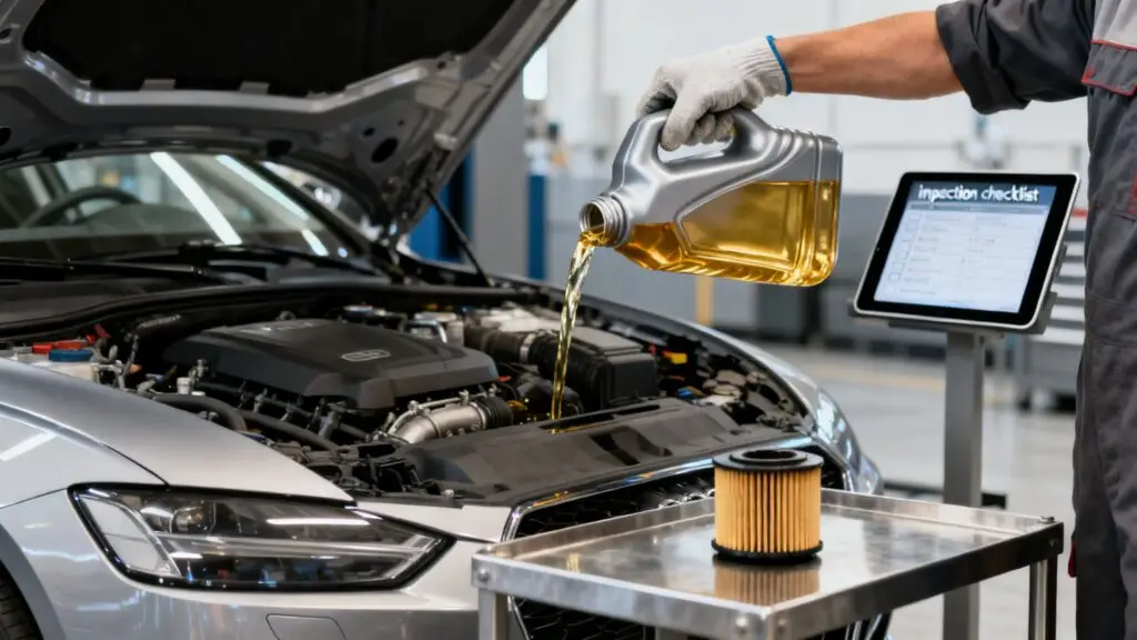 full service oil change oil change