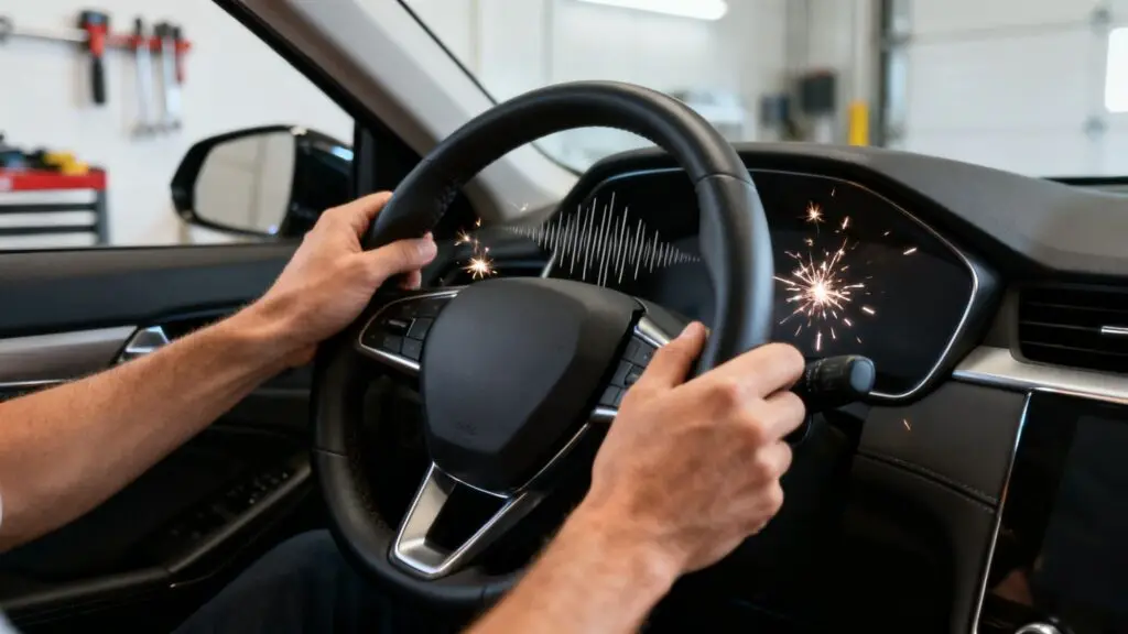 grinding noise when turning steering wheel steering problem