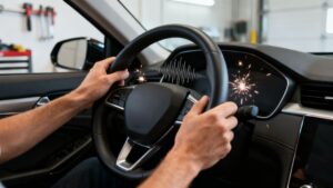 grinding noise when turning steering wheel steering problem