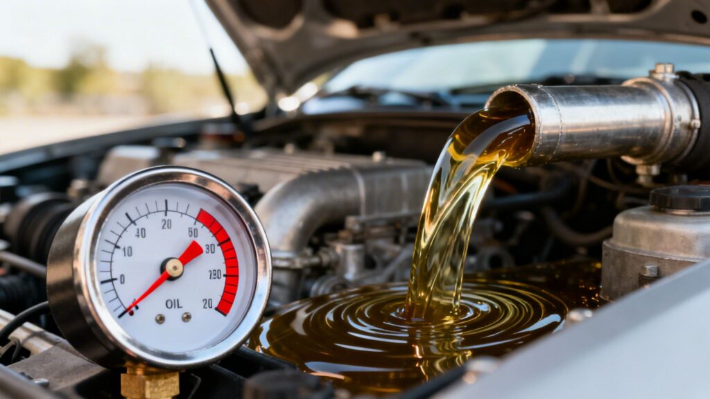 high oil pressure oil change