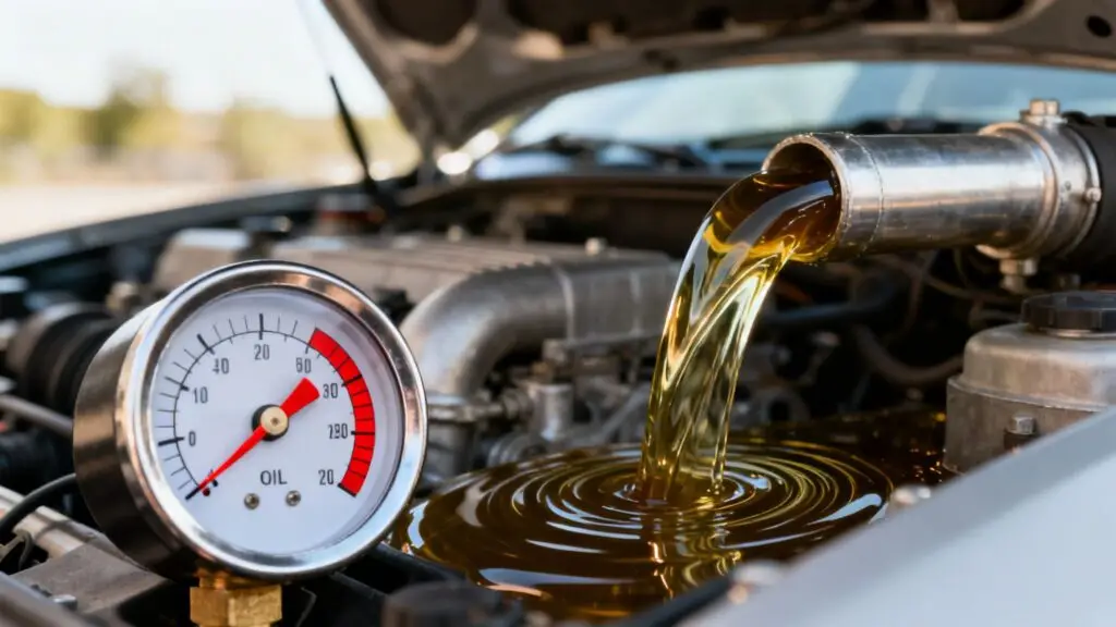 high oil pressure oil change