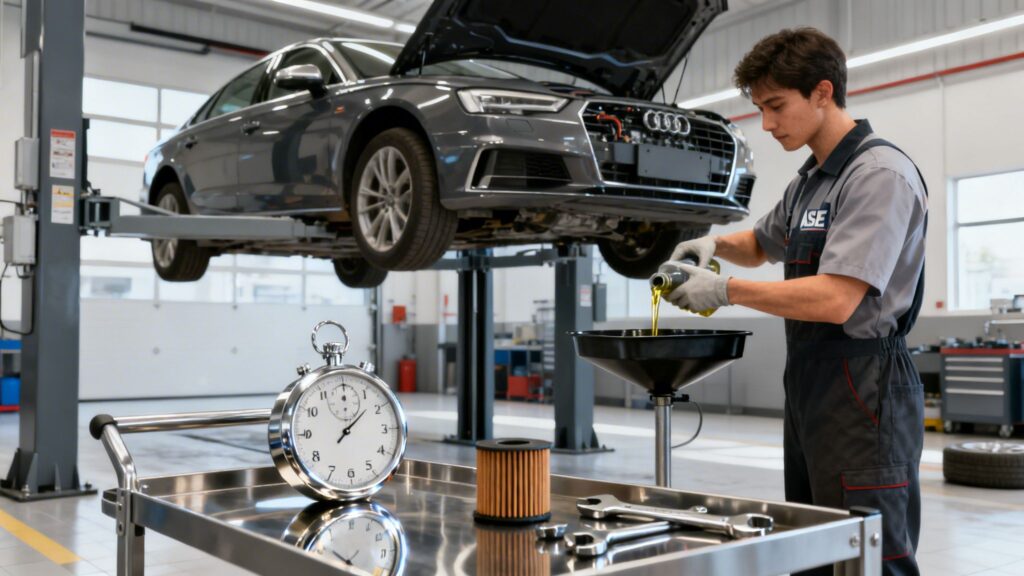 how long does it take to change oil oil change