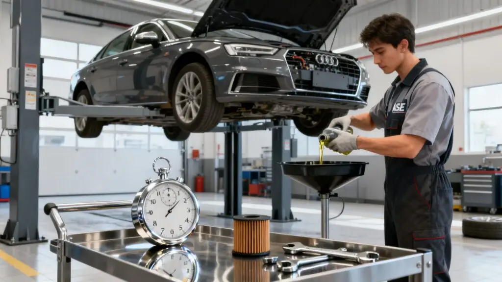 how long does it take to change oil oil change