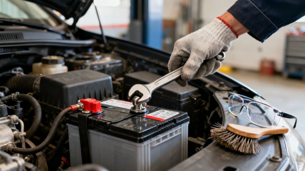 how to disconnect battery car battery