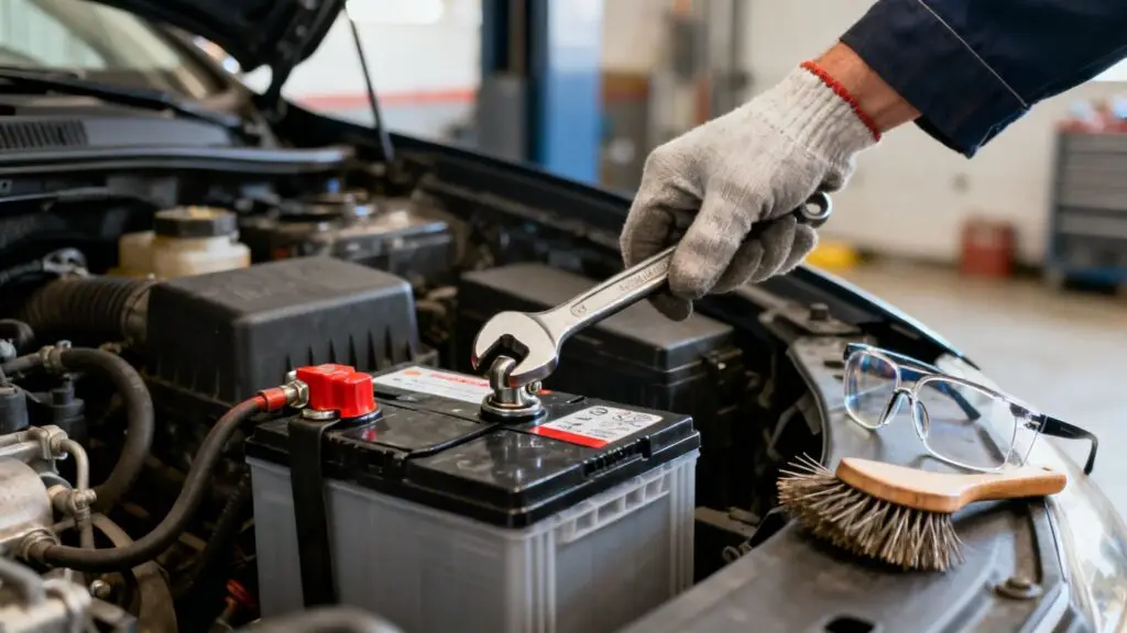 how to disconnect battery car battery