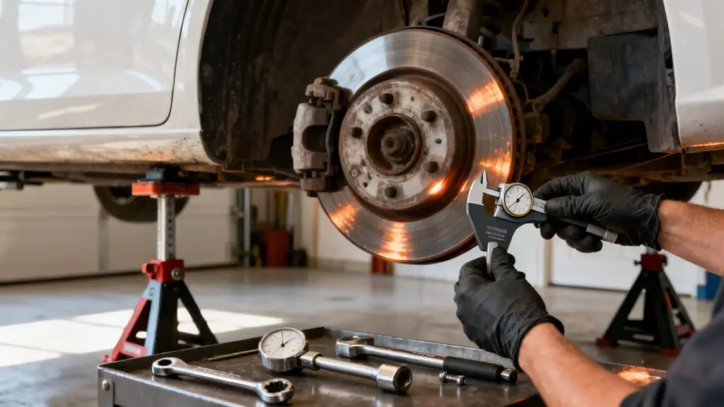 how to inspect brake rotors brake inspection