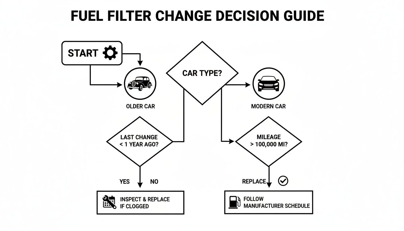 how often should i change fuel filter