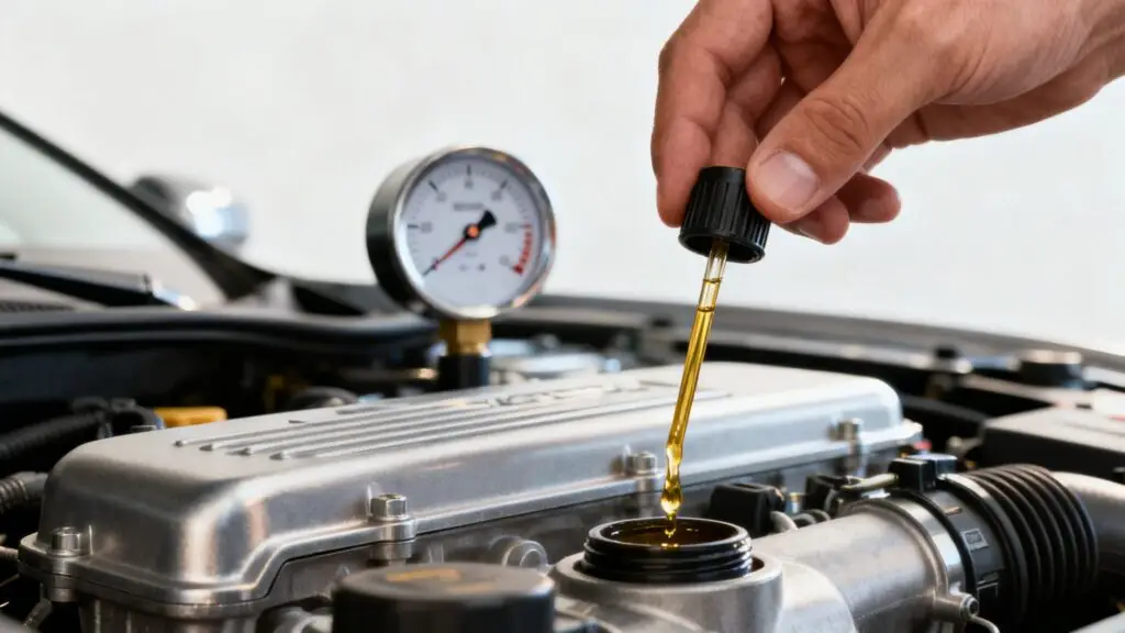 what causes low oil pressure in engine engine oil