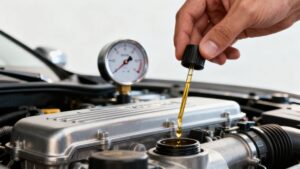 what causes low oil pressure in engine engine oil