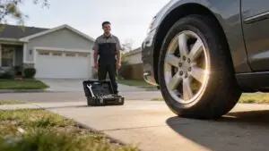 car pulls to the right mobile mechanic