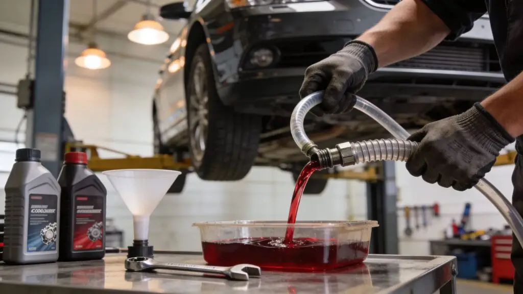 how to do a transmission flush transmission fluid