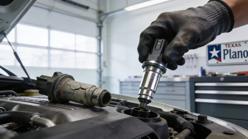 bad ignition coil fuel injector