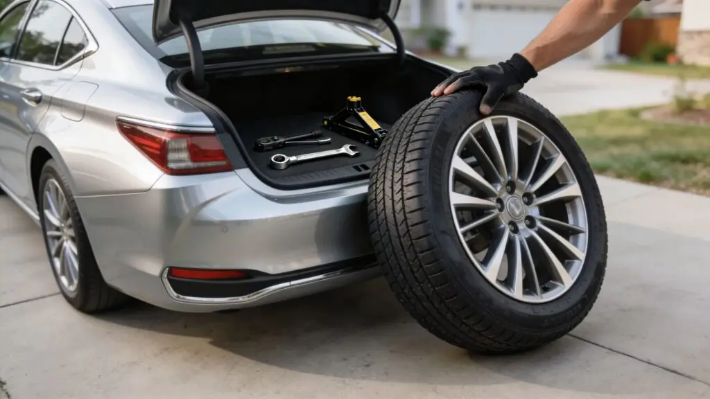buying a spare tire tire change