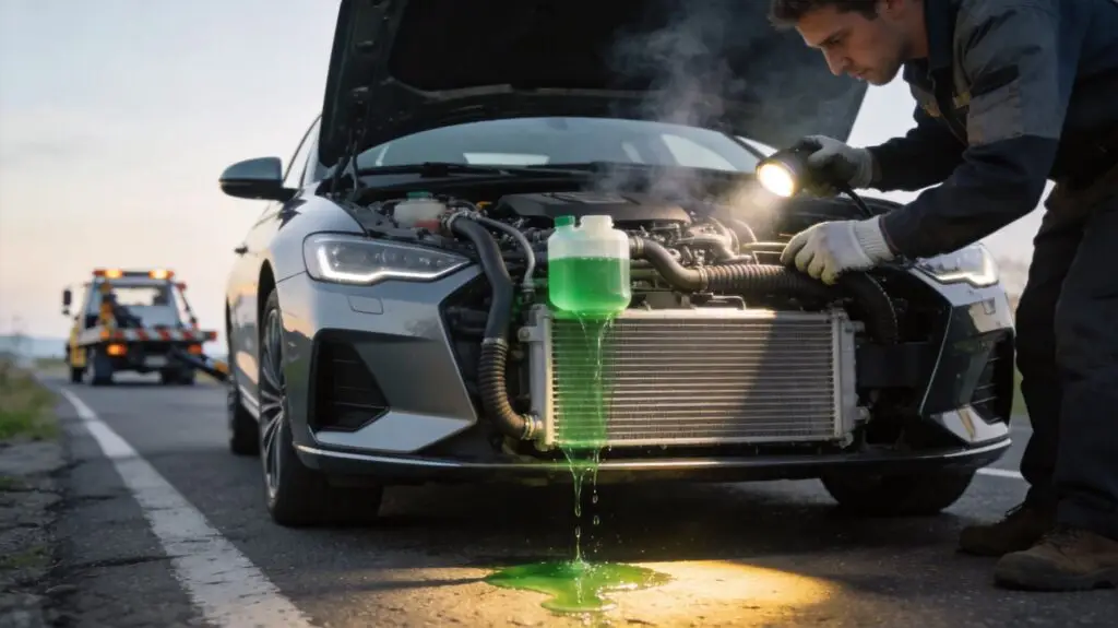 coolant is leaking car repair