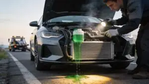 coolant is leaking car repair