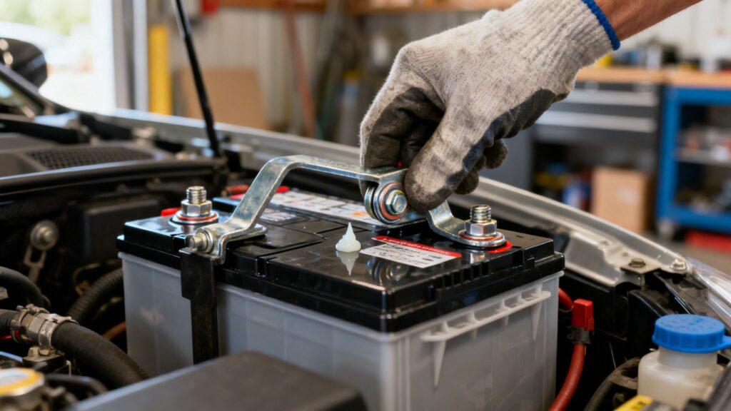 corrosion on car battery battery maintenance