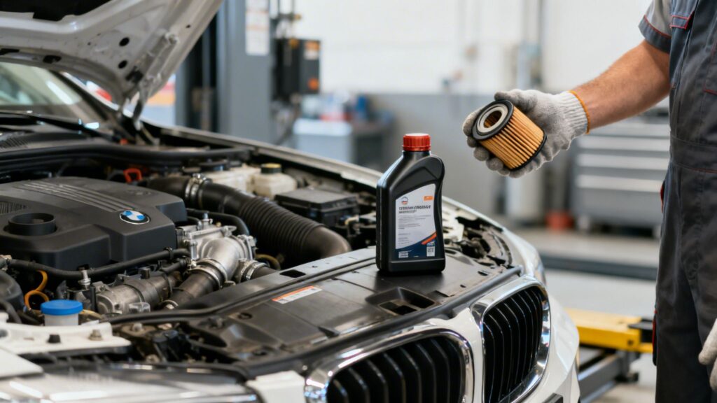 full service oil change oil filter