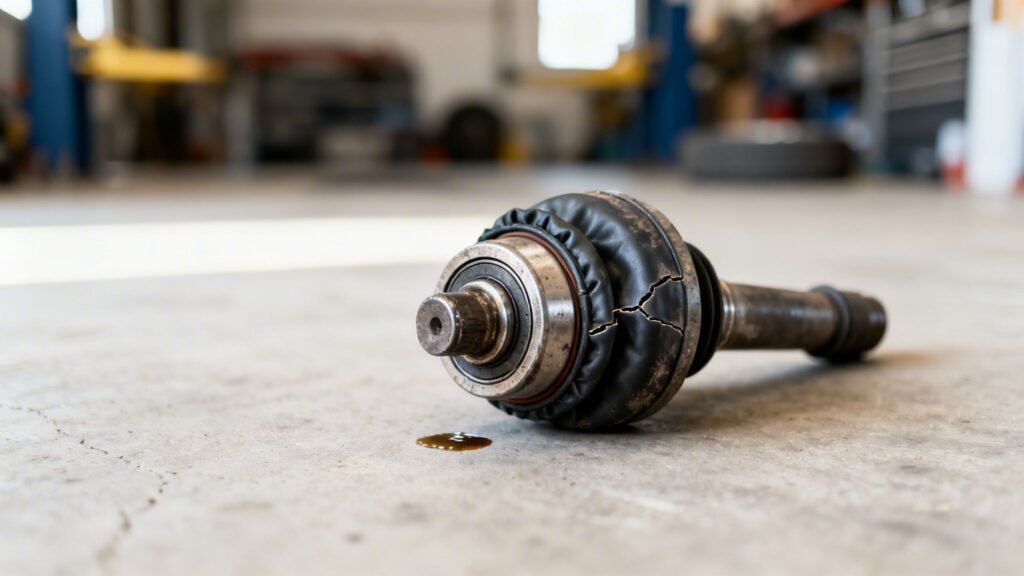 grinding noise when turning steering wheel cv joint