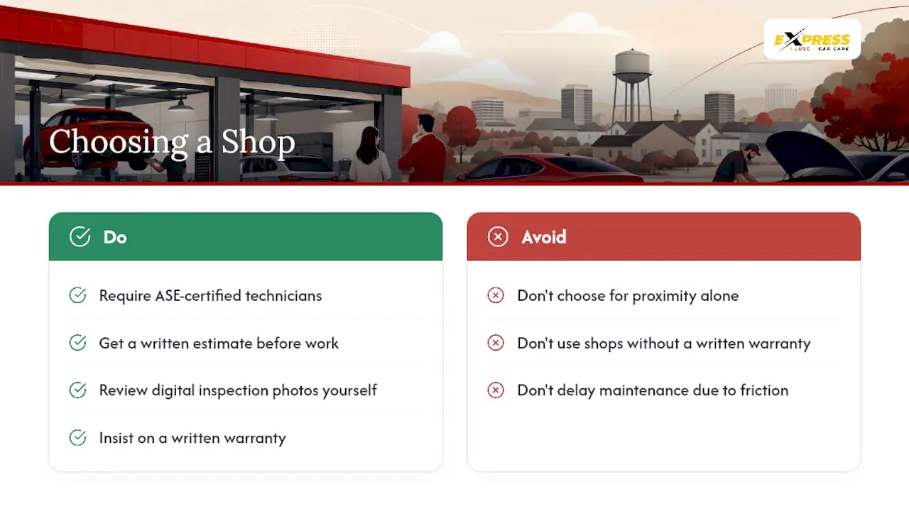 Our perspective on choosing a shop in Collin County — overview diagram
