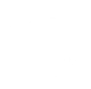 White vinyl record icon on black background