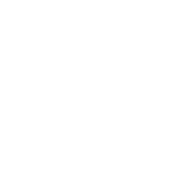 Crossed white safety pin on black background