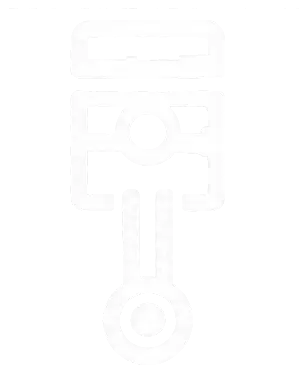 White stylized person icon with rectangular sign on black