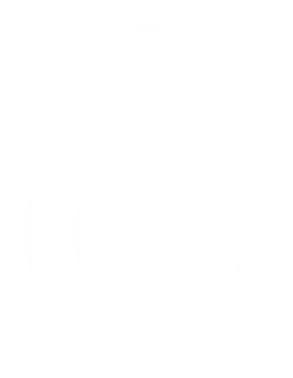 White outlined water droplet icon on black background