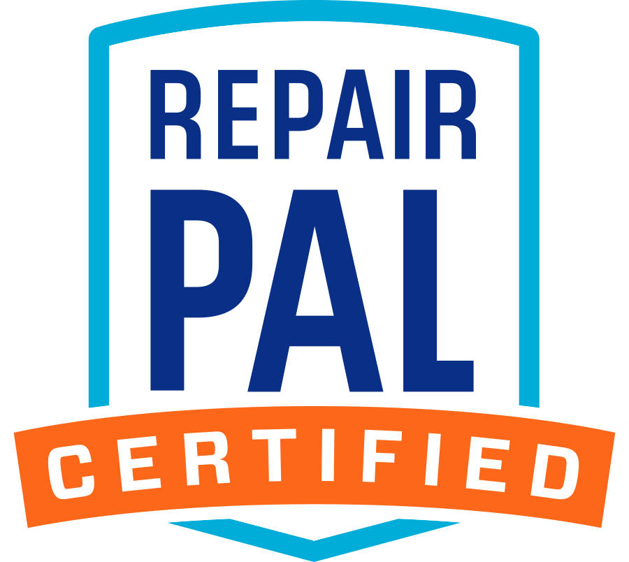 RepairPal Certified auto repair shop badge for Express Lube & Car Care in Plano, TX.