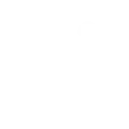 White diagonal dumbbell-shaped symbol on black background